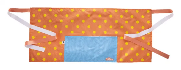 CreaChef Serve personalizirana  pregača za konobare od RPET-a Bijela