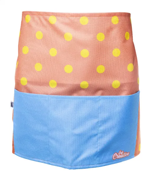 CreaChef Serve personalizirana  pregača za konobare od RPET-a Bijela