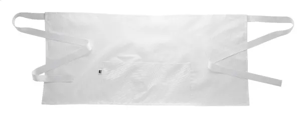 CreaChef Serve personalizirana  pregača za konobare od RPET-a Bijela