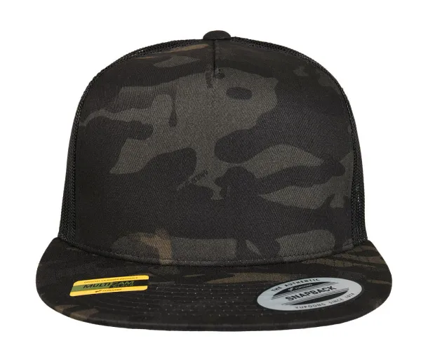  Multicam Trucker Cap - Flexfit Black