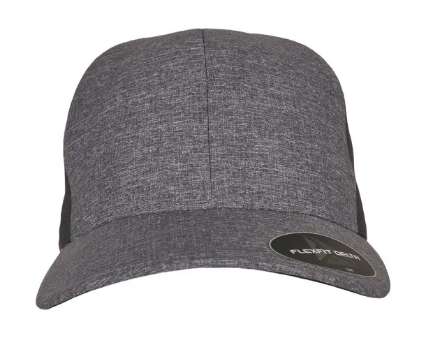 Flexfit Delta® Carbon Cap – 2 Tone - Flexfit Melange Blue Melange Charcoal
