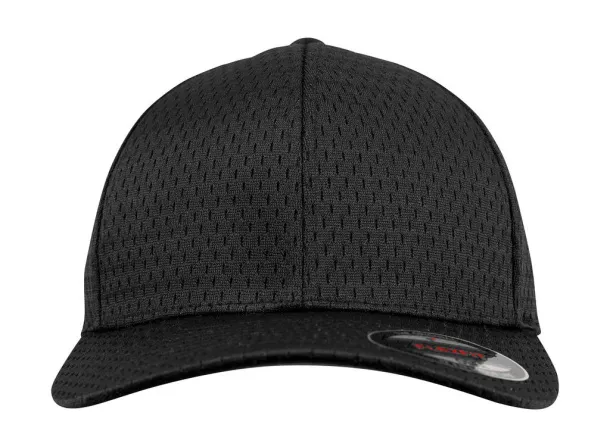Flexfit sportska mrežasta šilterica - 6 panela - Flexfit Crna