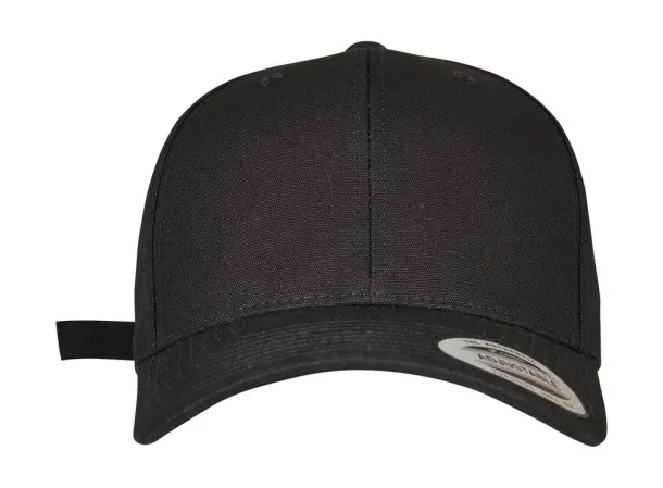  6-Panel Curved Metal Snap - Flexfit Black