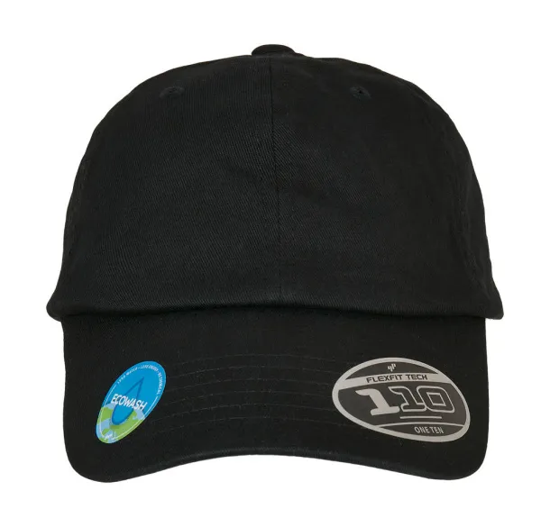  Eco Washing 110 Unstructered Alpha Cap - Flexfit Black