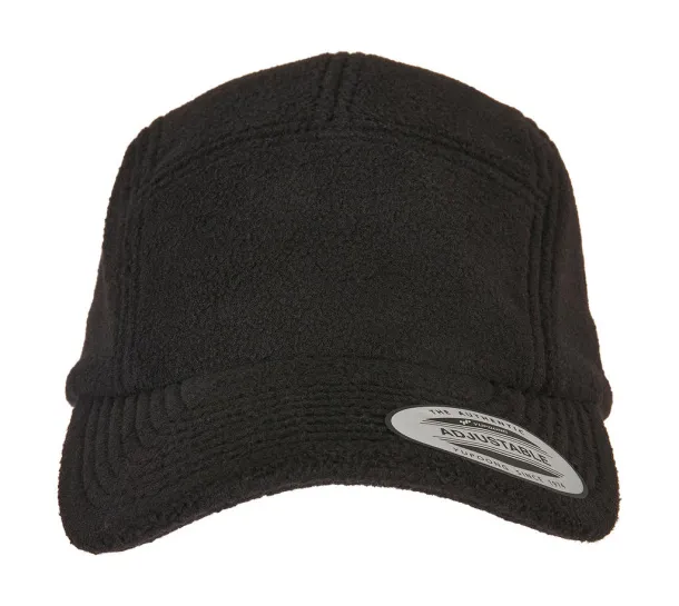  Polar Fleece Jockey Cap - Flexfit Black