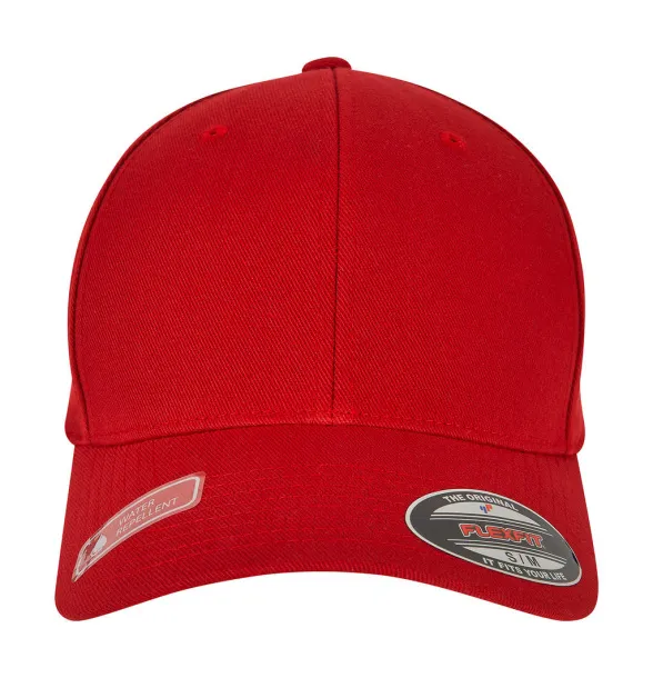 Flexfit Wooly Combed Waterrepellent - Flexfit Crvena