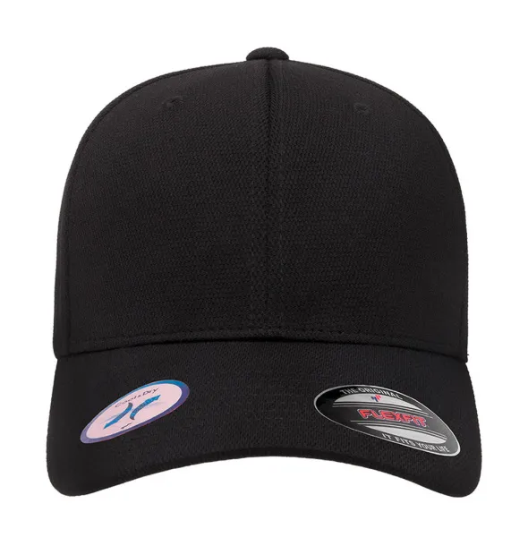 Cool and Dry sportska šilterica - 6 panela - Flexfit Crna