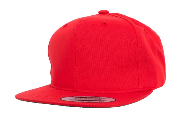  Pro-Style Twill Snapback Youth Cap - Flexfit Crvena
