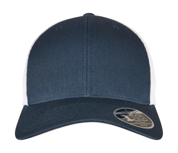  110 Mesh 2-Tone Cap - Flexfit Navy Bijela