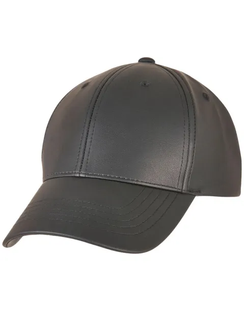  Synthetic Leather Alpha Shape Dad Cap - Flexfit