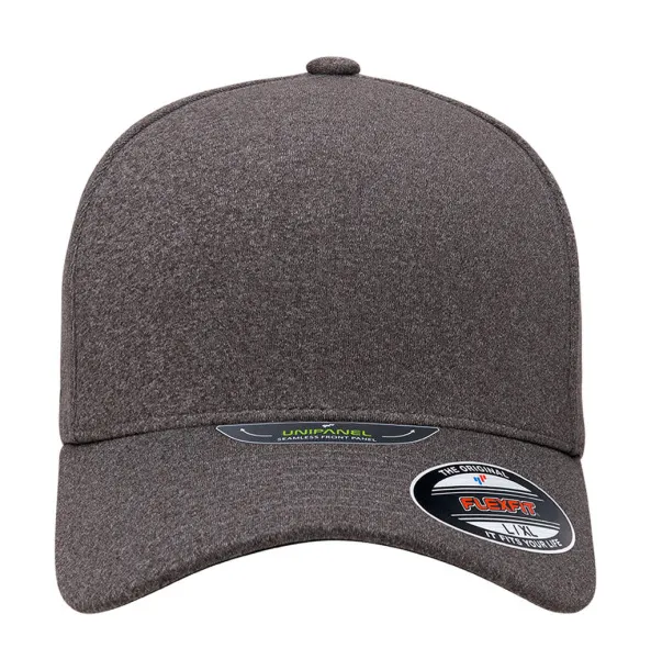  Unipanel Melange Cap - Flexfit Melange Heather Grey