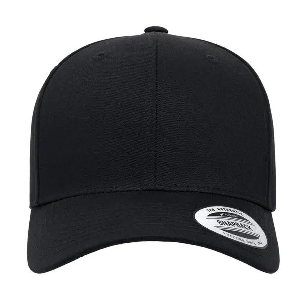  Retro snapback šilterica - 6 panela - Flexfit Crna