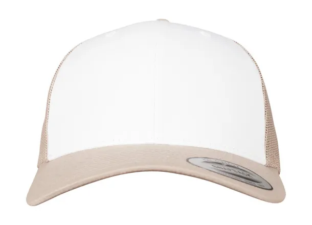 Retro Trucker Colored Front - Classics Khaki Bijela