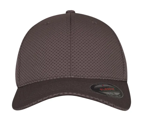 Flexfit 3D Hexagon Jersey Cap - Flexfit Tamno siva