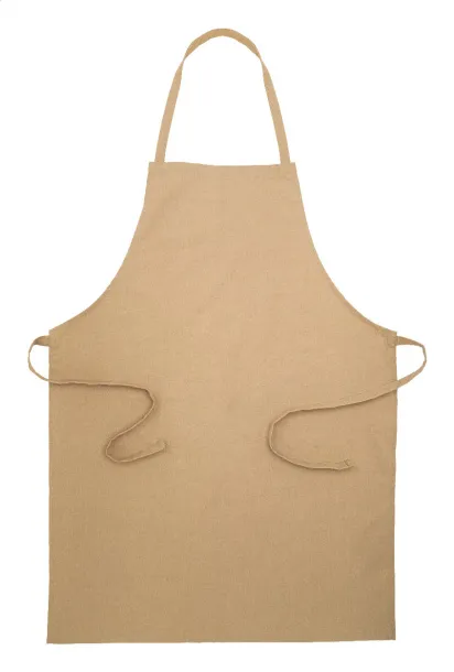 Chepex recycled cotton apron Natural