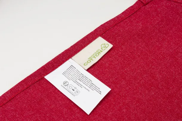 Chepex recycled cotton apron Red