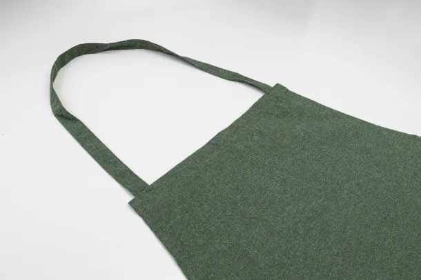 Chepex recycled cotton apron Green
