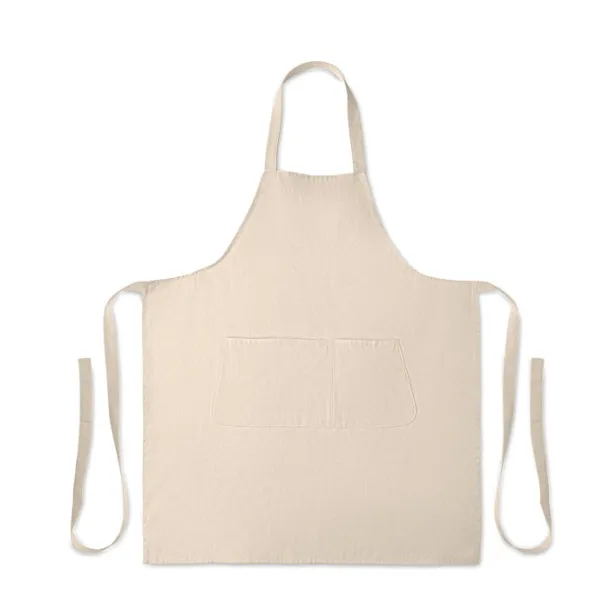 GAMMA COLOUR Organic cotton apron 240 gr/m² Beige