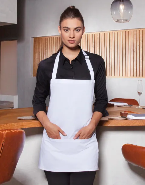  Short Bib Apron Basic with Buckle and Pocket - Karlowsky