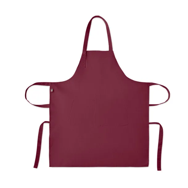 GAMMA Organic cotton apron 240 gr/m² Burgundy