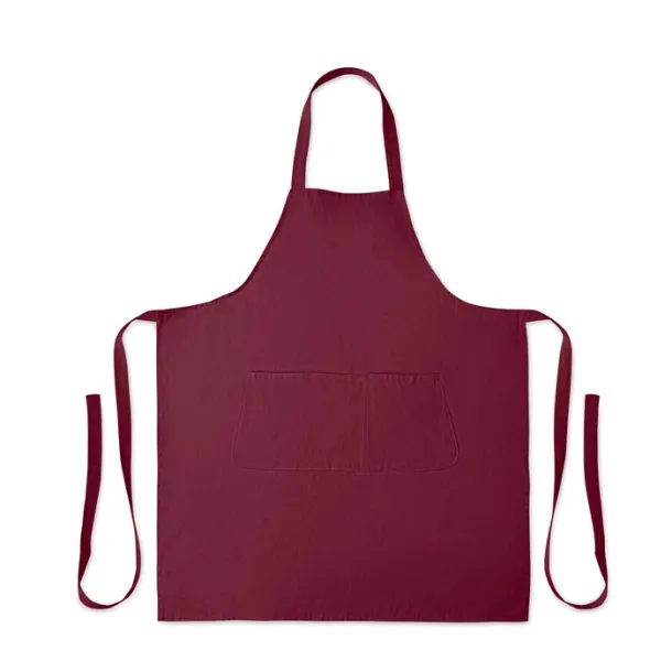 GAMMA Organic cotton apron 240 gr/m² Burgundy