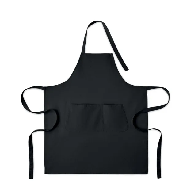 GAMMA Organic cotton apron 240 gr/m² Black
