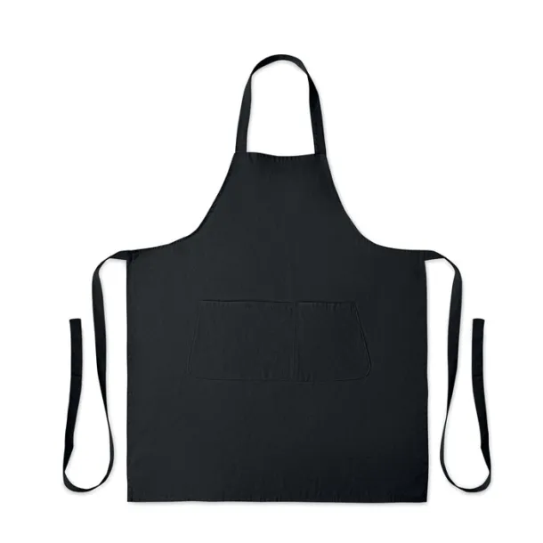 GAMMA Organic cotton apron 240 gr/m² Black