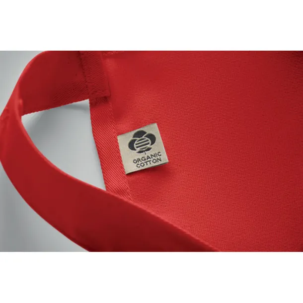 GAMMA Organic cotton apron 240 gr/m² Red