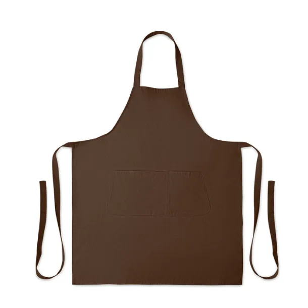GAMMA Organic cotton apron 240 gr/m² Chocolate