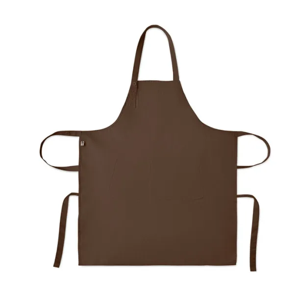 GAMMA Organic cotton apron 240 gr/m² Chocolate
