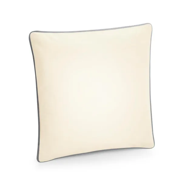 Fairtrade Pamučna navlaka za jastuk s uokvirenim rubom - Westford Mill Natural Light Grey