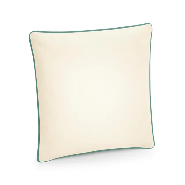 Fairtrade Cotton Piped Cushion Cover - Westford Mill Prirodna Sage Green