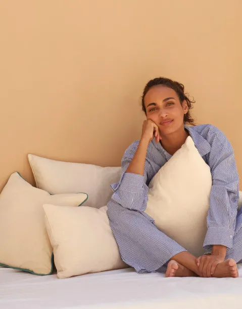 Fairtrade Pamučna navlaka za jastuk s uokvirenim rubom - Westford Mill