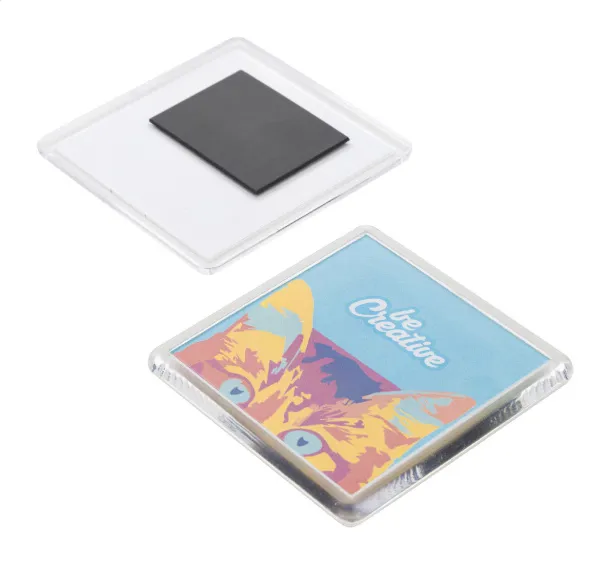 PrintMag Square fridge magnet White