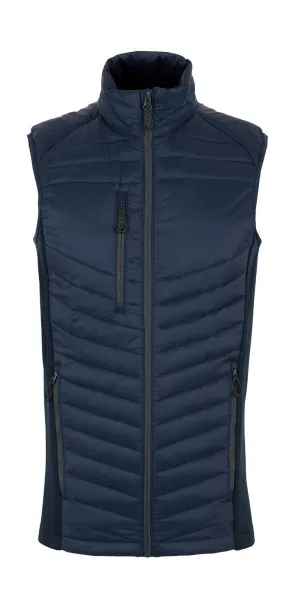 Navigate Men's Hybrid Bodwarmer - Regatta Professional Navy Seal Grey