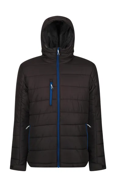 Navigate Men’s Thermal Hooded Jacket - Regatta Professional Black New Royal