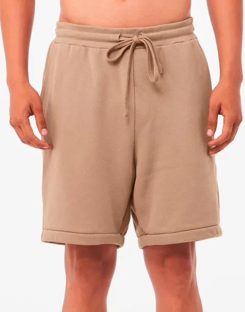  Unisex kratke sportske hlače od flisa - Bella+Canvas Tan