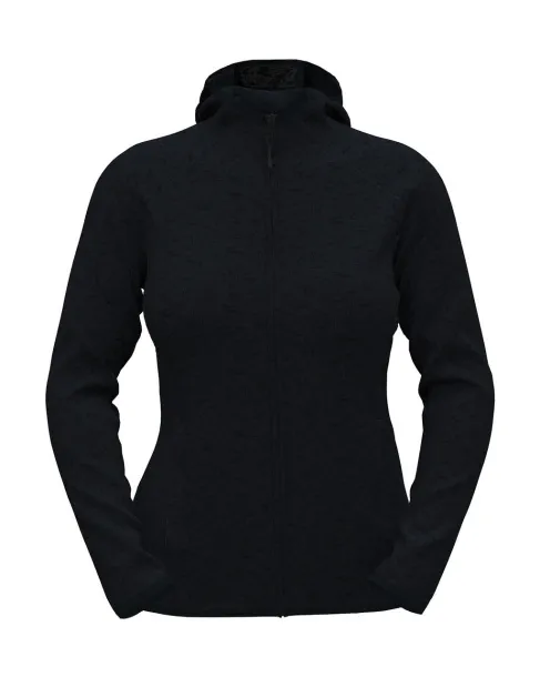 Lux Hooded Knit Fleece Jacket for women - Stedman Blue Midnight Heather