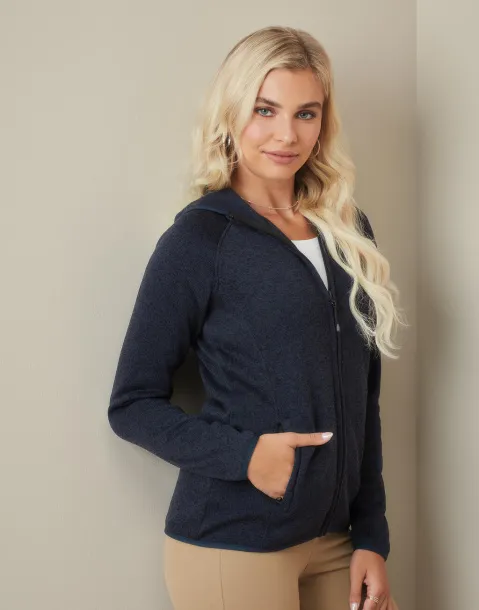 Lux Hooded Knit Fleece Jacket for women - Stedman