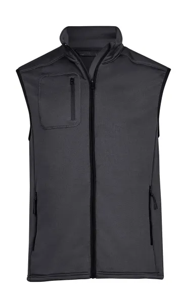  Stretch Fleece Bodywarmer - Tee Jays Tamno siva