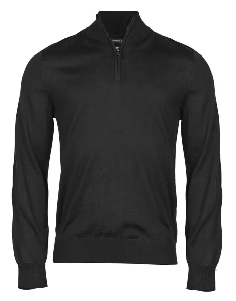  Men's Half Zip - Tee Jays Black