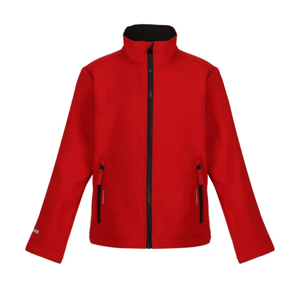 Ablaze Junior 2-Layer Softshell Jacket - Regatta Junior Classic Red Black