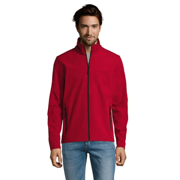 RACE MEN muška softshell jakna pepper red