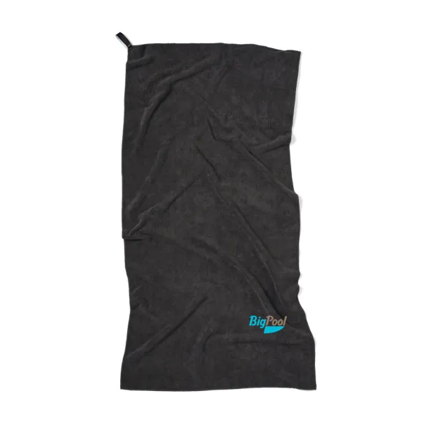  VINGA RPET active dry towel 140x70 - Vinga Crna