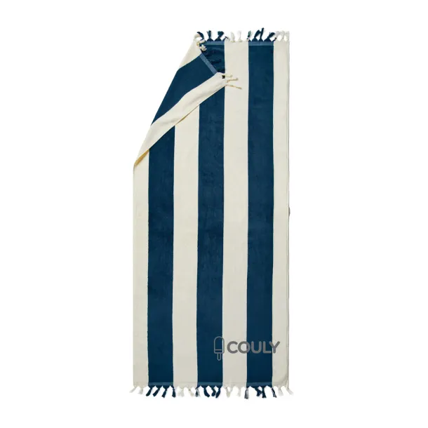  VINGA Valmer ručnik za plažu, 450 g/m2 - Vinga navy 11-0606 TCX
