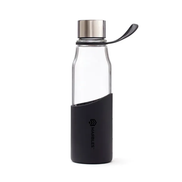 VINGA Lean Glass Water Bottle - Vinga Black