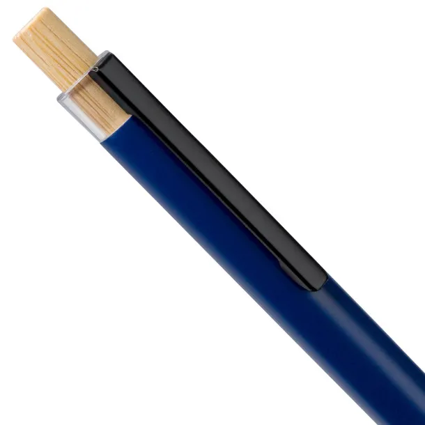  Recycled aluminium lacquered push ballpen Maren