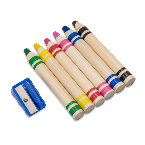 GRANDISSI set of large crayons Beige