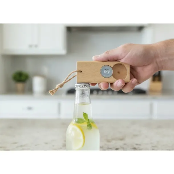 Rufus Wooden bottle opener wood
