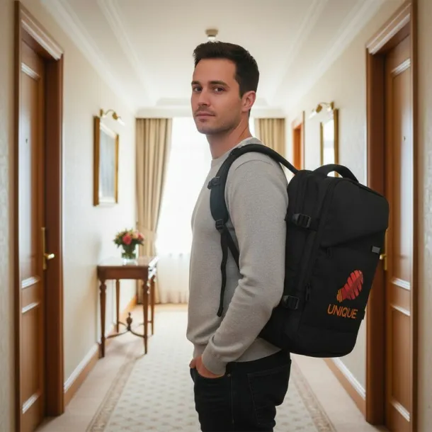 Aicha Expandable backpack Exclusive Collection Crna